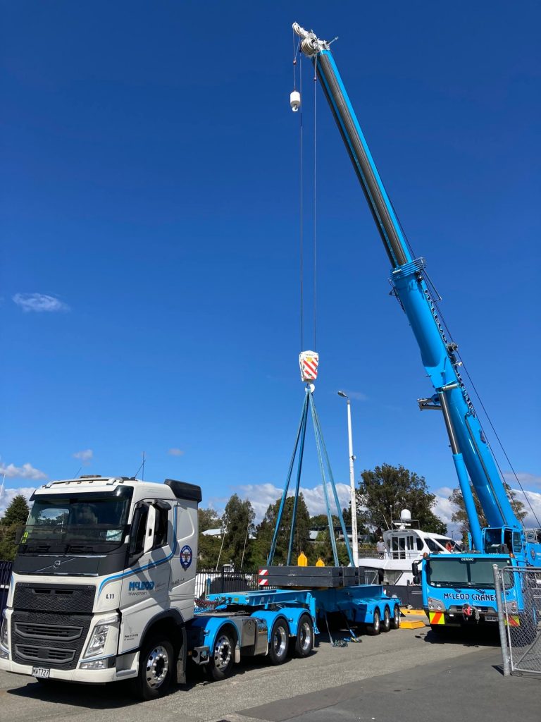 McLeod take delivery of crane trailer manufactured by TRT