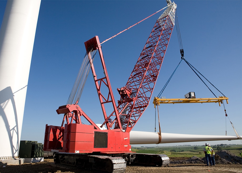 manitowoc crawler crane in australia