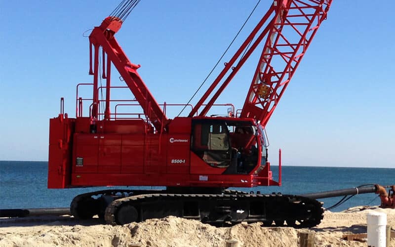 Manitowoc crawler crane in Australia