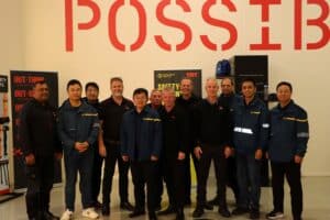 TRT team visit XCMG