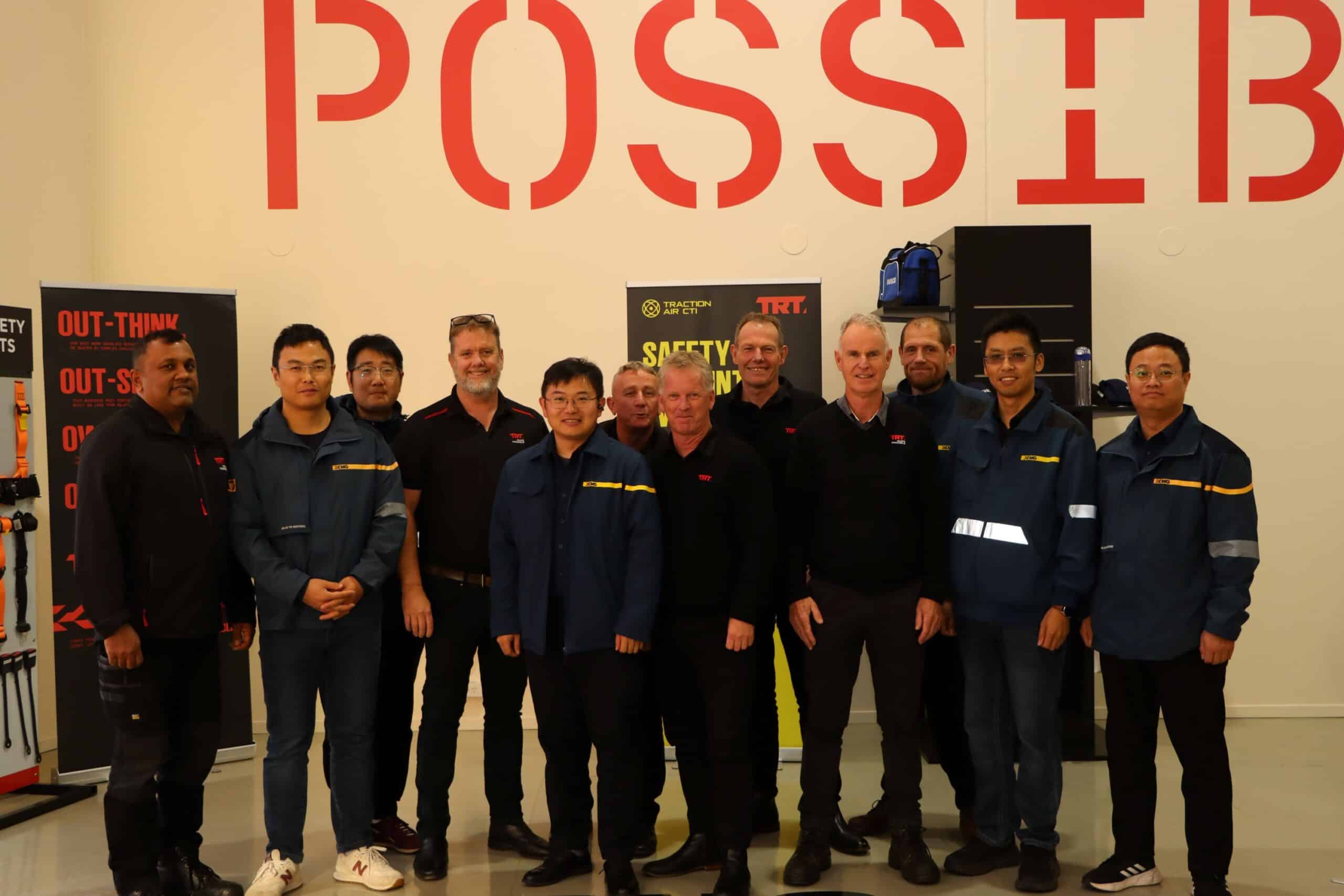 TRT team visit XCMG